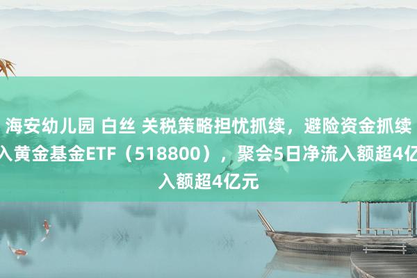海安幼儿园 白丝 关税策略担忧抓续，避险资金抓续流入黄金基金ETF（518800），聚会5日净流入额超4亿元